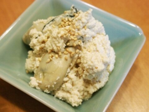 ぷりっぷり！宮島かきと豆腐で作る「牡蠣の白和え」